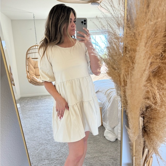 bohme Dresses & Skirts - Bohme Tiered Leather Dress